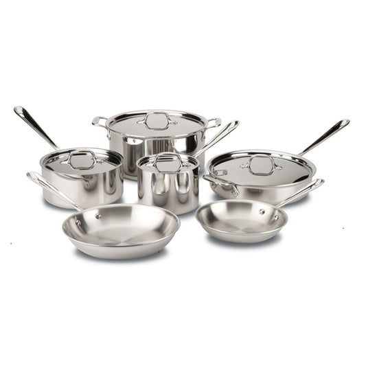 All-Clad D3 TriPly stainless steel cookware 6-piece set
