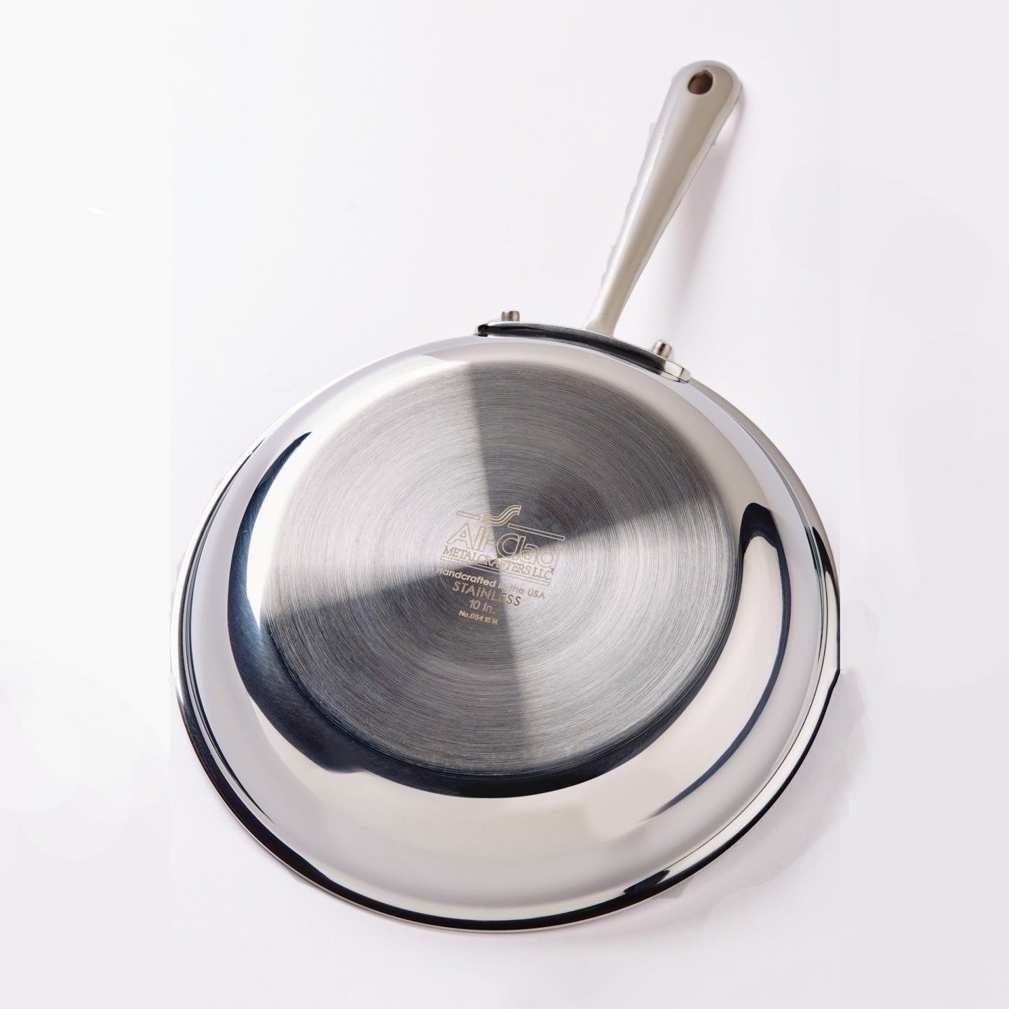 Durable non-stick frying pan with All-Clad D3 TriPly construction and lid